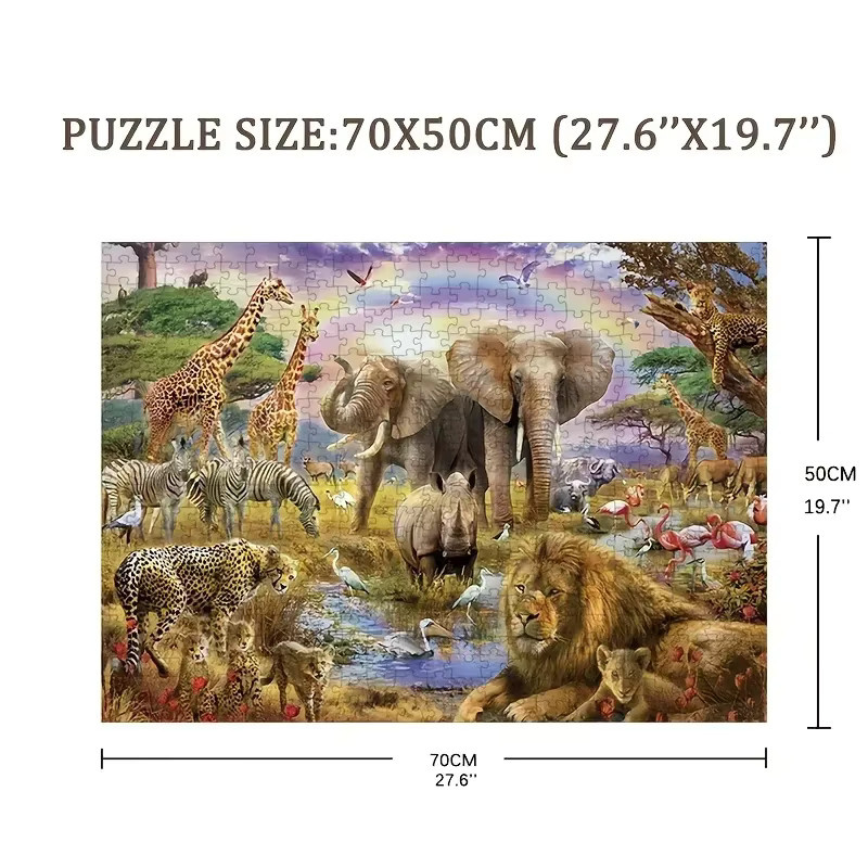MaxRenard Wildtier-Motiv Puzzle, 1.000 Teile, ab 14 Jahren - Bild 2
