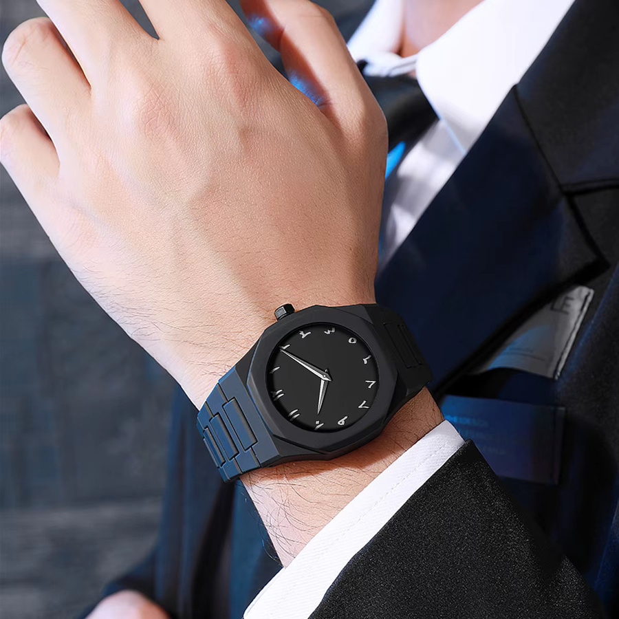 VA VA VOOM Digitaluhr, Quarz, Silikon, Schwarz, Herren - Bild 5