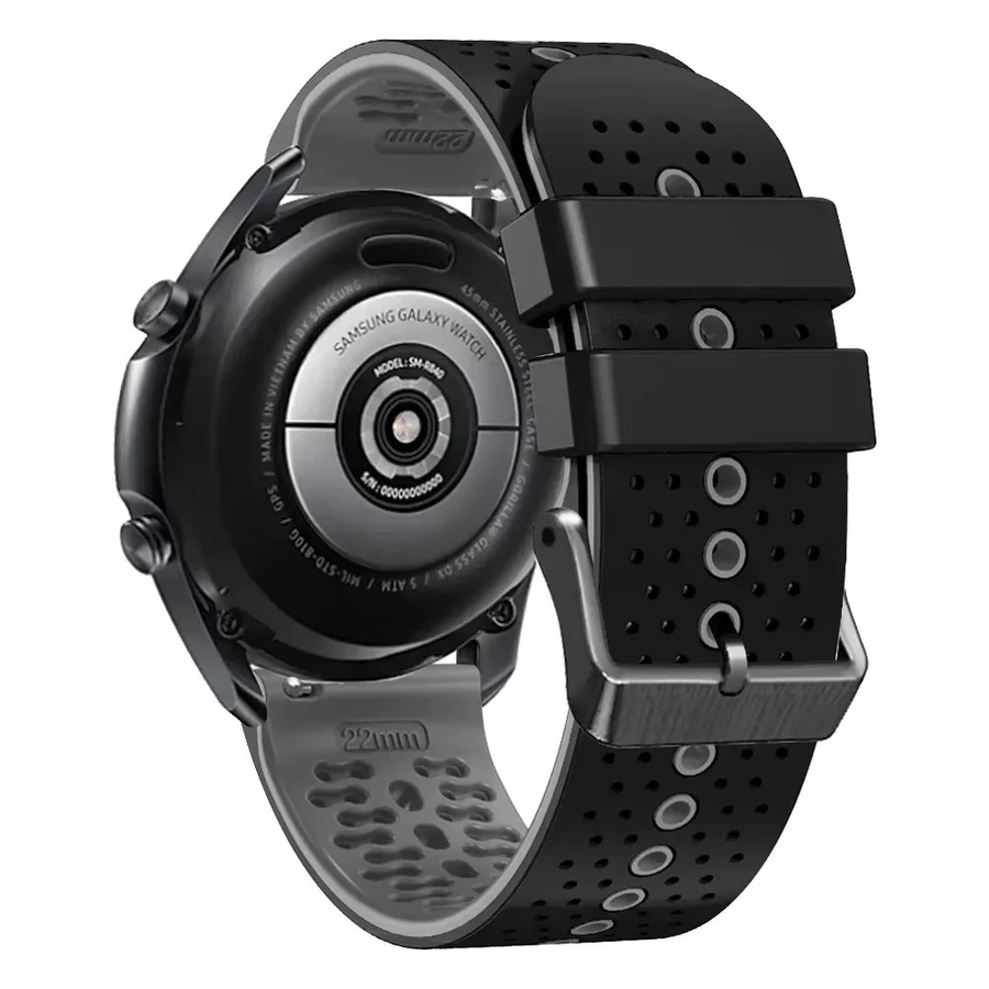 QCTOG Uhrenarmband Silikon, 22 mm, Unisex - Bild 4