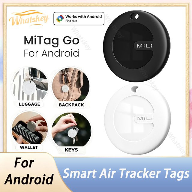 MiLi Smart GPS Tracker Bluetooth Locator in Schwarz für Android zur Suche von Schlüsseln und Brieftaschen - Bild 1