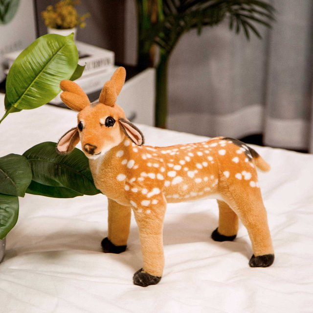 Kidsly Sikawild Spielzeug Plüsch Tier, Hirsch Puppe, 40cm, ab 14 Jahren - Bild 1