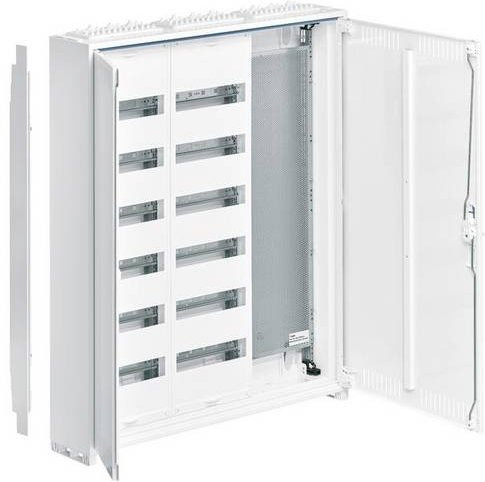 Hager FWB63K1 Feldverteiler Aufputz aus Stahl in Weiß, B/T/H: 125,0 x 95,0 x 80,0 cm - Bild 1
