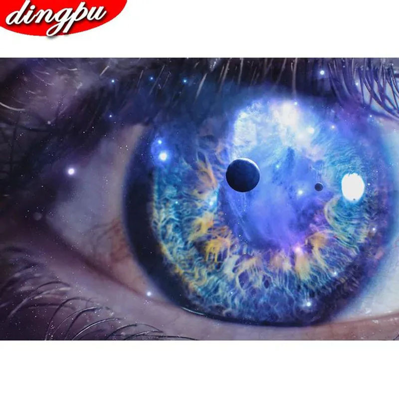 DINGPU Diamond Painting Set Abstrakt Mehrfarbig B/H: 20 x 30 cm - Bild 1