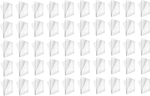 LESDAFFY Home Life Transparentes Nano-Klebeband, doppelseitiges wasserdichtes und hitzebeständiges Klebeband für Wandaufkleber, 50 Stück - Bild 1