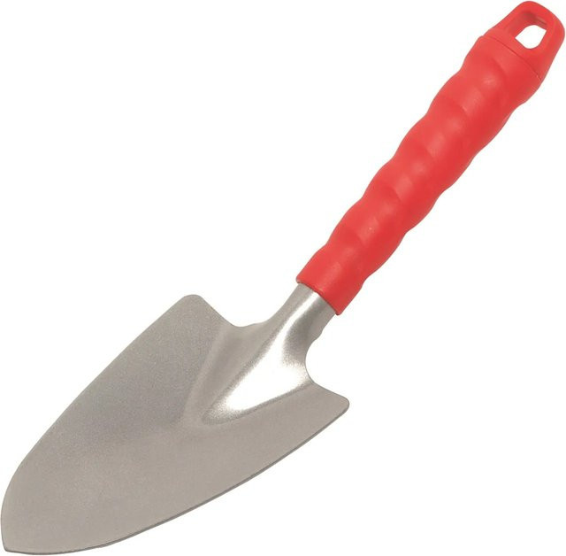 Blumenkelle aus Stahl in Silber mit Aufhängeöse - Bild 1