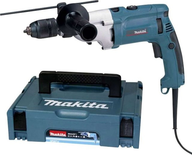 Makita Schlagbohrmaschine HP2071J mit 1010 W und 13 mm Bohrfutter - Bild 2