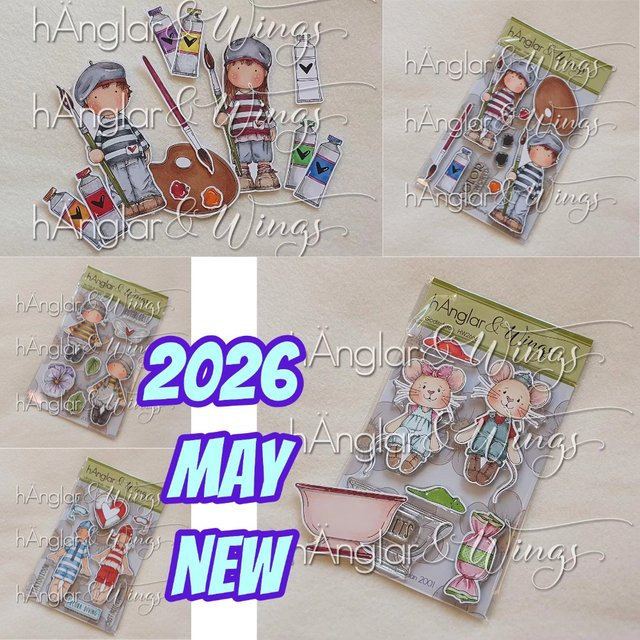 2026 MAY Ragdoll-Medaillenrahmen Silikonstempel in Transparent für DIY Scrapbooking und Bastelarbeiten - Bild 1
