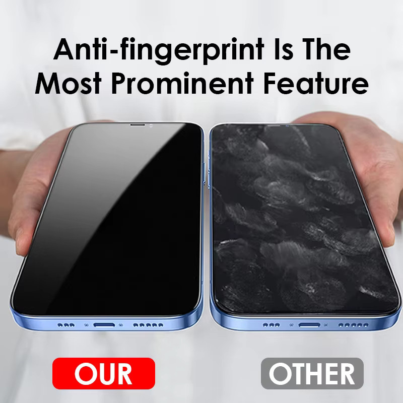 ONEVAN 3er-Set Mattes Panzerglas für iPhone 11, 12, 13, 14, 15 Modelle, Transparent - Bild 2