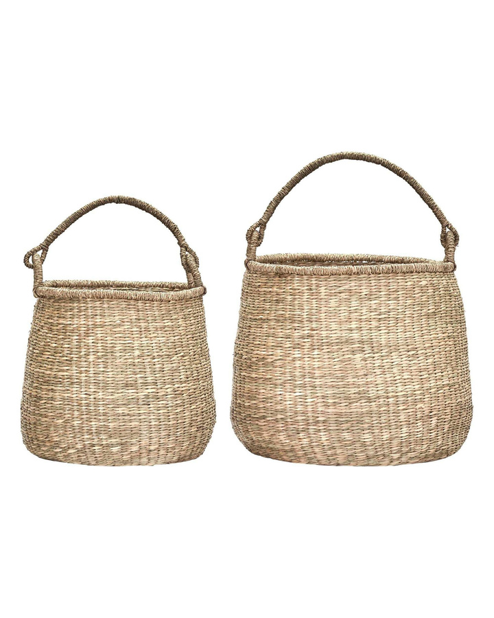 House Doctor Korbset Cesta in Natur mit einem Durchmesser von 45 cm - Bild 1