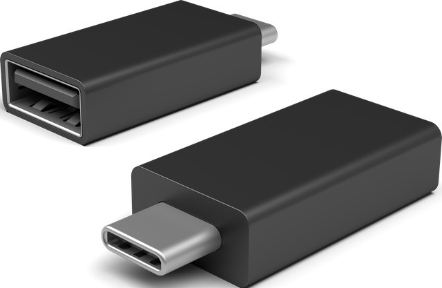 Microsoft Surface USB-C auf USB 3.0 Adapter, Schwarz - Bild 1