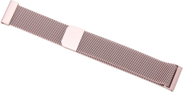 Igeteck Uhrenarmband Edelstahl, Mesh, 18 mm, Roségold, Unisex - Bild 1