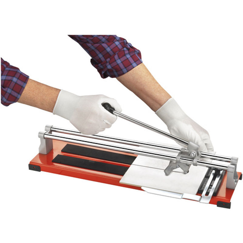 Connex Fliesenschneider aus Stahl in Rot, Silber und Schwarz - Bild 3