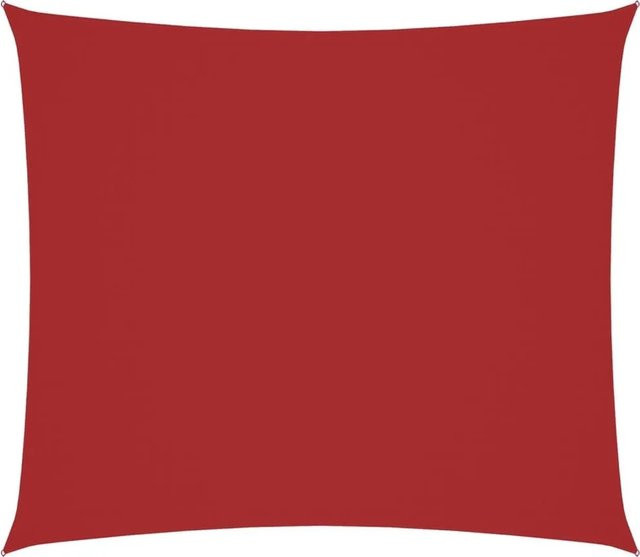Furnicato Sonnensegel aus Oxford-Gewebe rechteckig in Rot, B x T: 5 x 2,5 m - Bild 1
