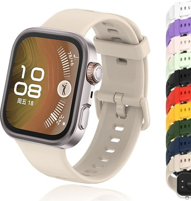 Uhrenarmband Silikon, Huawei Watch Fit 4/4 Pro - Bild 1