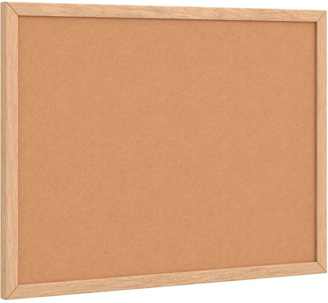 Yiwydaa Korktafel mit massivem Kiefernholzrahmen in Braun, Breite: 40 cm, Höhe: 40 cm - Bild 1