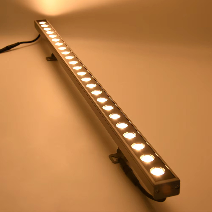Burhui Wall Washer Außenwand Scheinwerfer Silber mit Warmweißem Licht und Aluminiumgehäuse für Außenbereiche und Gebäude 220V - Bild 5