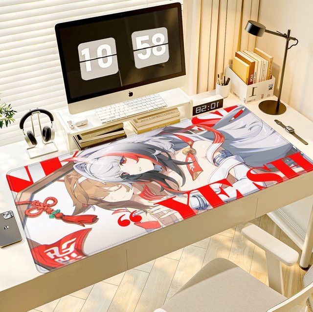 Ye Shunguang Mauspad Zenless Zone Zero Anime Girl XXL Rutschfest Multicolour - Bild 1