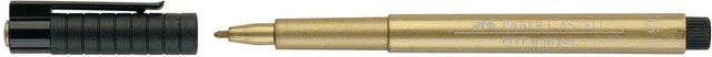Faber Castell PITT artist pen Tintenroller Gold 1,5 mm - Bild 1