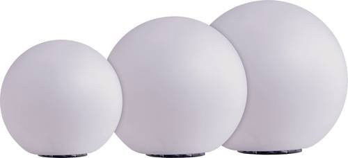Heitronic 35422 BOULE LED-Leuchtkugeln 3er Set in Weiß für den Garten - Bild 1