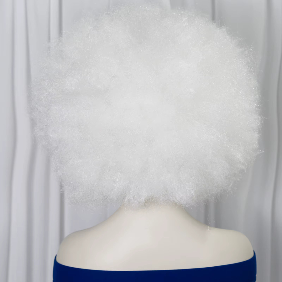 ANOGOL Afro-Lockenperücke, synthetisch, kurz - Bild 2