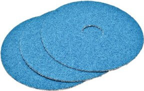 Roll Klettscheiben Zirkon Blau Durchmesser: 140 mm - Bild 1