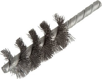 Wolfcraft Zylinderdrahtbürste aus Stahl für Winkelschleifer, Durchmesser: 28 mm, silberfarben - Bild 2