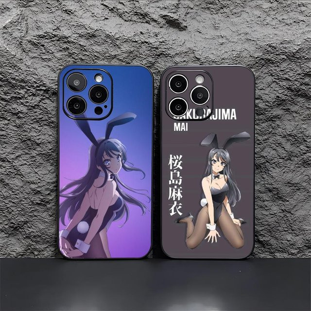 Anime Mai Sakurajima Handyhülle für Apple iPhone 12-17 Air Plus Pro Max, bunt, satiniert und glänzend - Bild 1