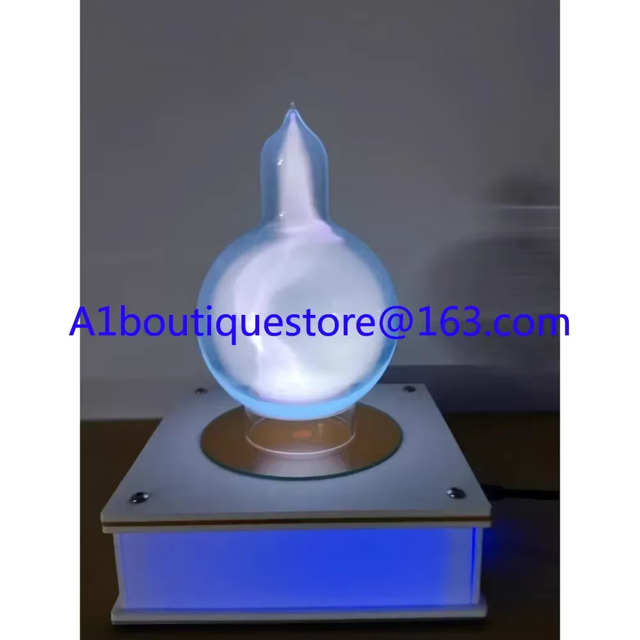 TMJD MISS Magische Tesla Spule Lampe mit Vakuum Beleuchtung in Golden - Bild 1