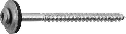 GECCO Spenglerschrauben mit Torx-Antrieb aus Edelstahl in Silber, 200 Stück, Durchmesser: 4,5 mm, Länge: 65 mm - Bild 1