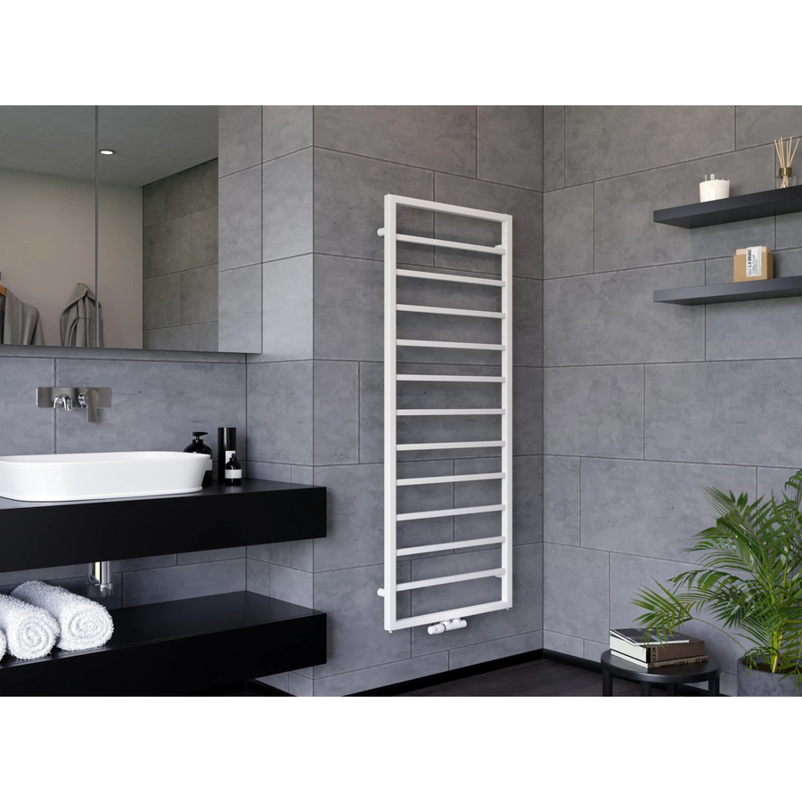 Ximax Badheizkörper Pure Slim in Weiß mit Mittenanschluss und 575 W Leistung, Höhe: 148 cm, Breite: 60 cm - Bild 2