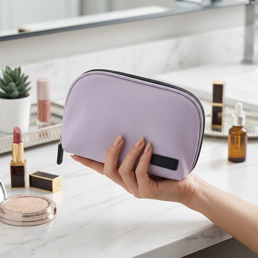 ValueWin Tech-Organizer-Tasche in Lila mit Netzfächern für Kabel, Ladegeräte und Zubehör - Bild 5