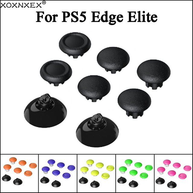 8-in-1 Thumbstick-Kappen für PS5 Edge Elite Controller von PlayStation in Blau und Schwarz - Bild 1
