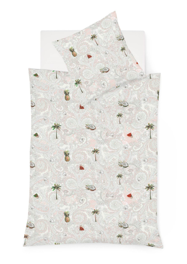 Fleuresse Mako-Satin Bettwäsche Paisley Wende Design Multicolour, Bettbezug B/H: 135 x 200 cm und Kissen B/H: 80 x 80 cm - Bild 1