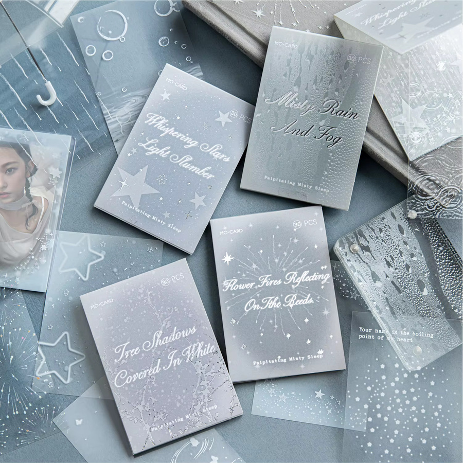 Waterspeak Dekorative Scrapbooking-Aufkleber für DIY-Bastelarbeiten, 30 Stück, Transparent - Bild 2