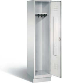 C+P Garderobenschrank Classic in Lichtgrau mit Kleiderstange und Regalböden, H x B x T: 180 x 42 x 50 cm - Bild 1