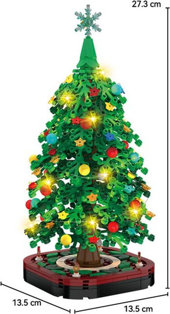 Linyi toy Bausatz Dorf Winter Weihnachten - Bild 1