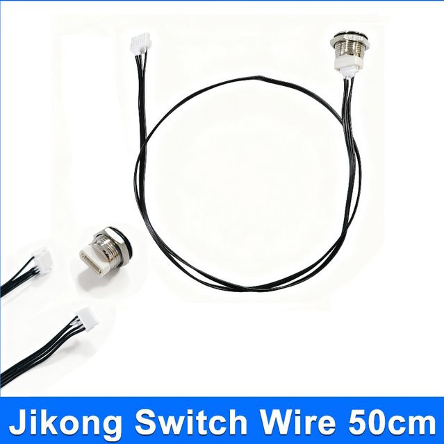 JIKONG BMS Aktivierungsschalter mit Metall-Drucktastenschalter und Kabel für JIKONG Schutzplatinen - Bild 1