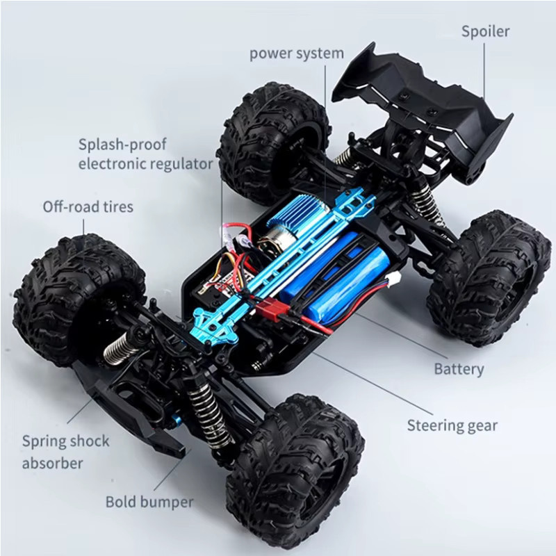 WLTOYS RC-Auto, LKW, mit LED, ferngesteuert, Off-Road, 4WD Drift - Bild 3
