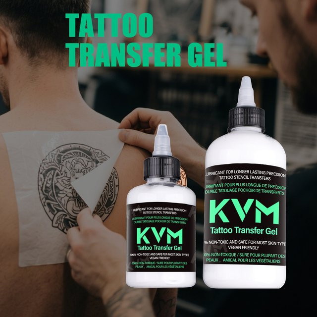KVM Tattoo Transfer Gel Weiß, 120ml/250ml, Unisex - Bild 1