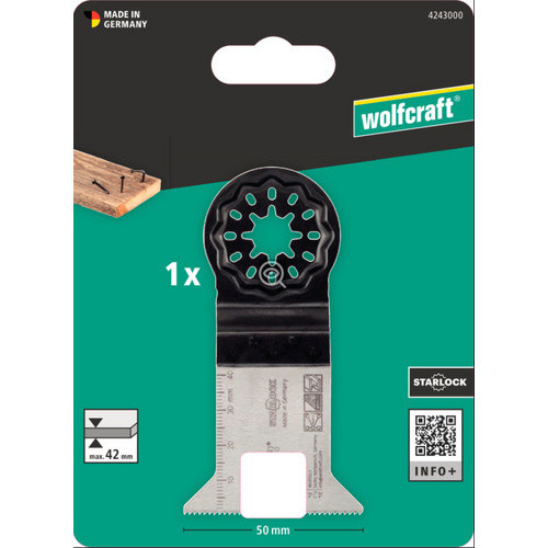 Wolfcraft Bimetall Tauchsägeblätter für Holz, Kunststoff und Edelstahl - Bild 2