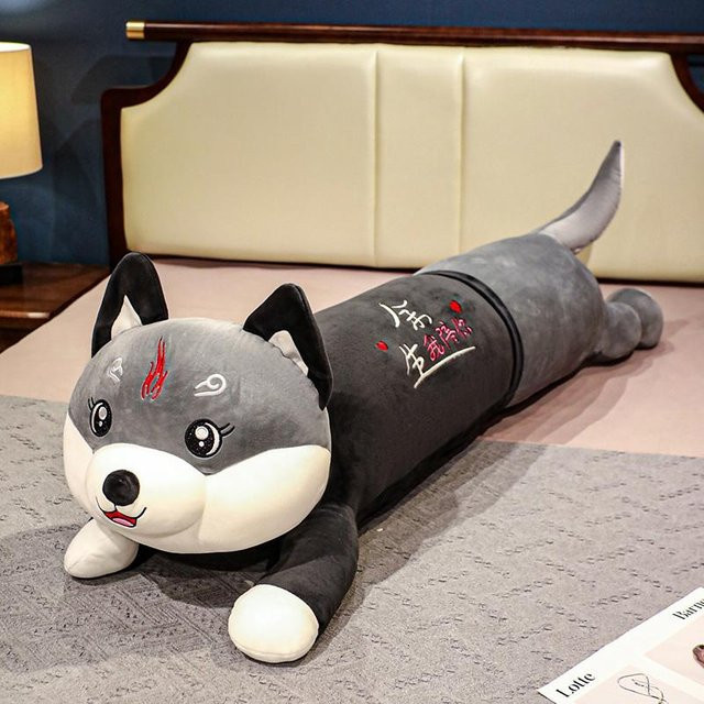 Husky Hund Plüschtier, Stofftier, 90cm, ab 14 Jahren - Bild 1