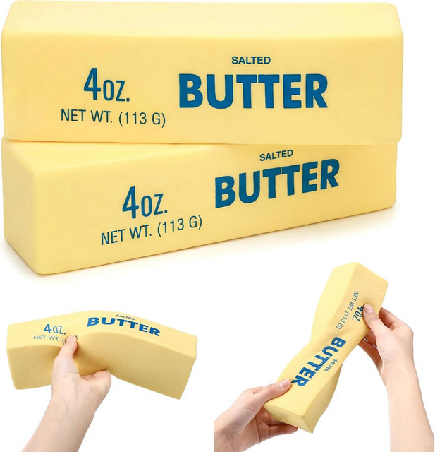 GSF Butter-Quetsch-Stick, Stressball, riesig, weich, langsam aufsteigend - Bild 1