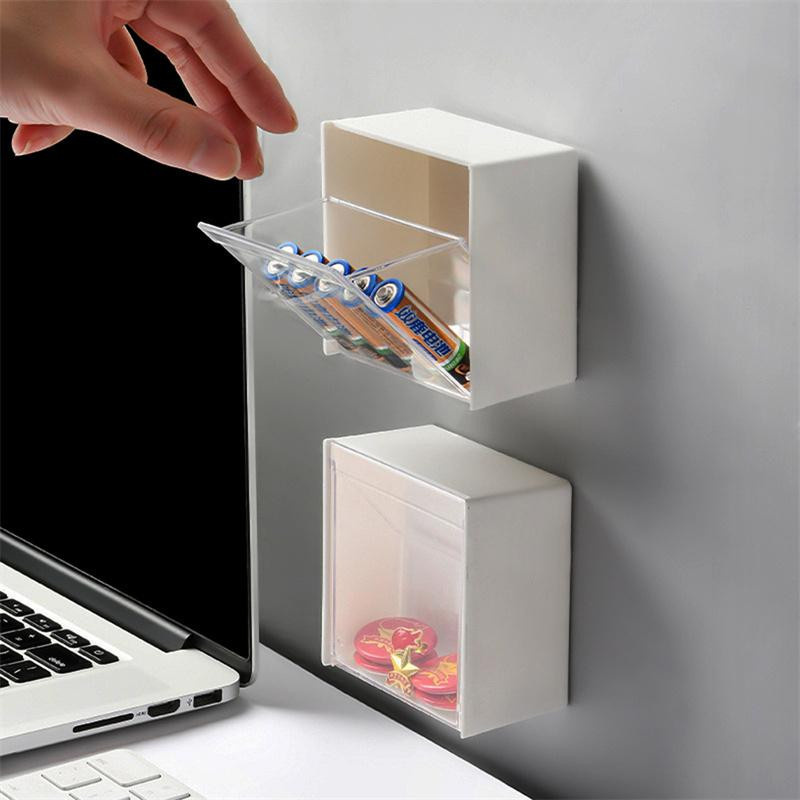 Binchi Lighting Appliances Wandregal aus Kunststoff in Weiß als Badezimmer-Organizer für Make-up und Schmuck - Bild 2