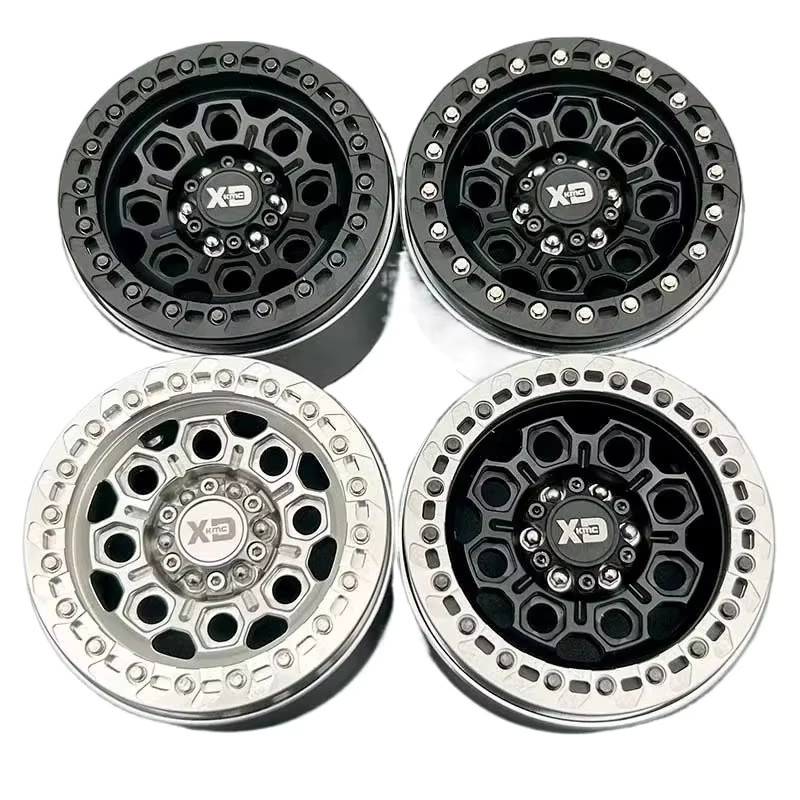 AXIAL Metallradnabe, 4-teiliges Set, 2,2-Zoll, Grau - Bild 4