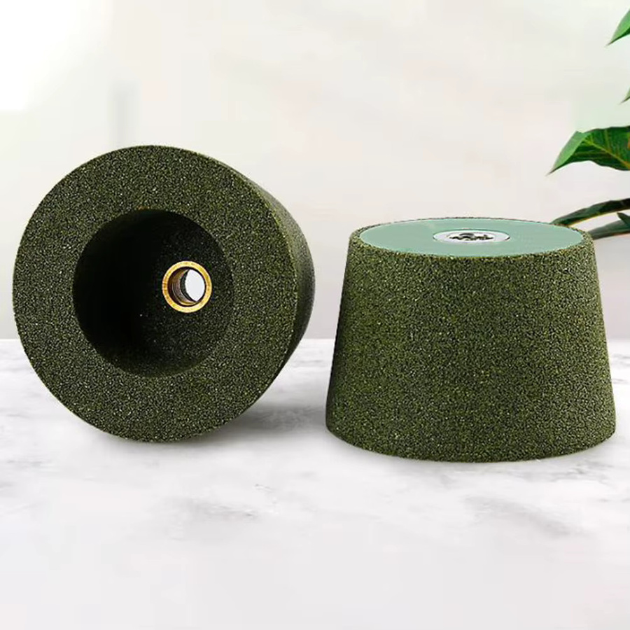 Vibratite Siliziumkarbid-Schleifscheiben für M10 Winkelschleifer, Farbe: Grün, Durchmesser: 100 mm - Bild 4