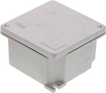 Molex MWE Industrial Solution Universal-Gehäuse aus Aluminium Druckguss, Farbe: Silber, B/T/H: 10,1 x 10,1 x 5,8 cm - Bild 1