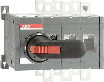 ABB Lastumschalter 3-polig 400 A in Schwarz und Grau 1SCA106360R1001 - Bild 1