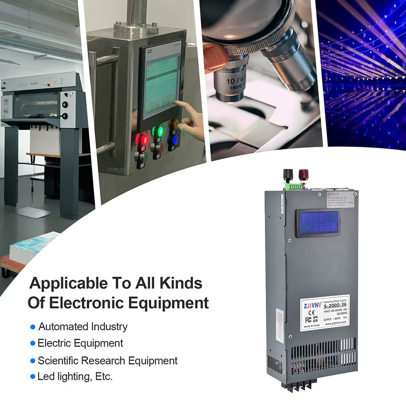 ZJIVNV Schaltnetzteil mit externer Steuerung CC CV AC-DC 1500W bis 2000W für 0-300V - Bild 3