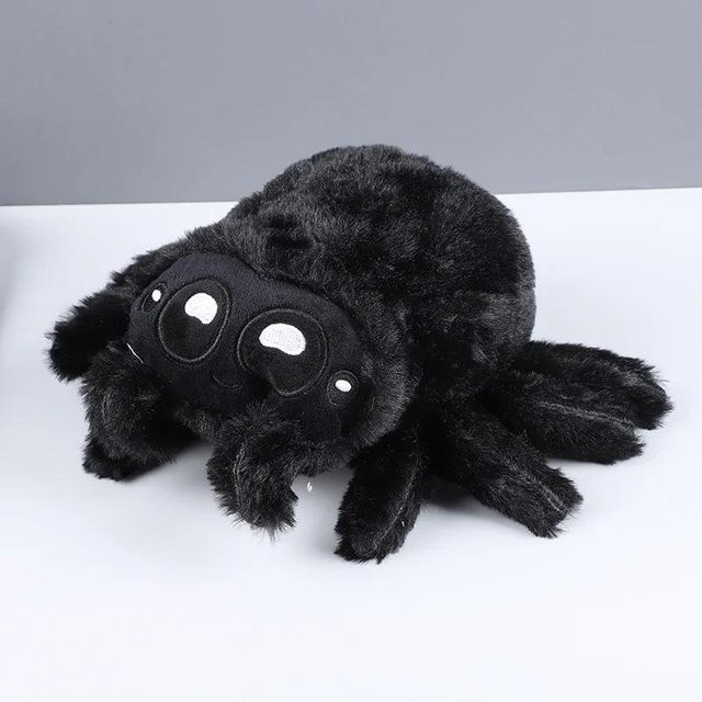 Little Lucas Spinnenspielzeug, Plüschtier, Schwarz, 20cm, ab 3 Jahre - Bild 1