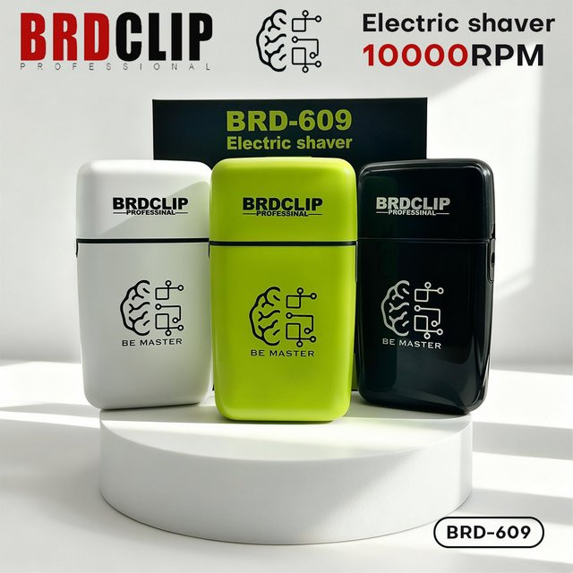 BRDCLIP Elektrorasierer, Folienrasierer, Weiß, Herren - Bild 1